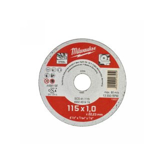   MILWAUKEE Trennscheibe für Metall 115 x 1,0 x 22,2 mm gerade SCS41 (200 Stück)