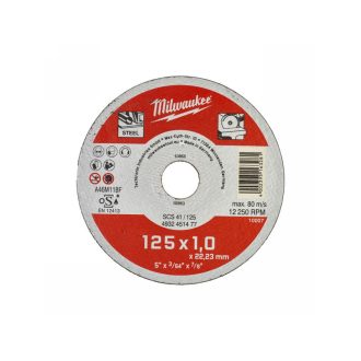   MILWAUKEE Trennscheibe für Metall 125 x 1,0 x 22,2 mm gerade SC41 (200 Stück)