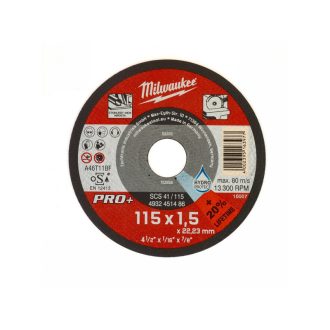   MILWAUKEE Trennscheibe für Metall 115 x 1,5 x 22,2 mm Inox gerade SC41 PRO+