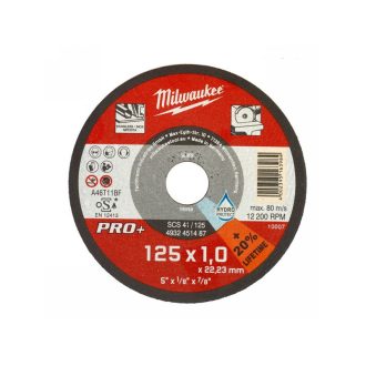   MILWAUKEE Trennscheibe für Metall 125 x 1,0 x 22,2 mm Inox gerade SC41 PRO+