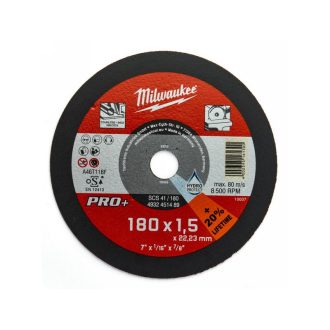   MILWAUKEE Trennscheibe für Metall 180 x 1,5 x 22,2 mm Inox gerade SC41 PRO+