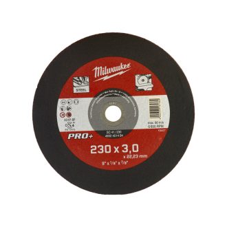   MILWAUKEE Trennscheibe für Metall 230 x 3,0 x 22,2 mm gerade SC41 PRO+