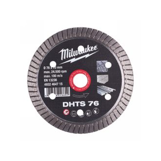 MILWAUKEE Diamant-Trennscheibe 76 x 1,0 x 5,0 x 10 mm Turbo