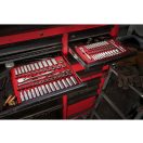 MILWAUKEE Steckschlüsselsatz 50-teilig 1/4 Zoll metrisch und Zoll