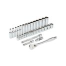 MILWAUKEE Steckschlüsselsatz 32-teilig 3/8" 6-19 mm