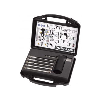   MILWAUKEE Staubabsaug-Gesteinsbohrer-Set 6-teilig vierschneidig (mit Adapter) DUST-LOK