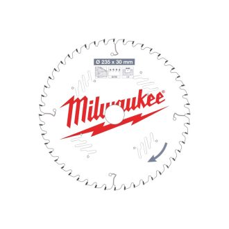 MILWAUKEE Sägeblatt für Holz 235 x 30 x 2,4 mm /48T ATB