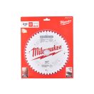 MILWAUKEE Sägeblatt für Holz 216 x 30 x 2,4 mm /48T ATB NEG