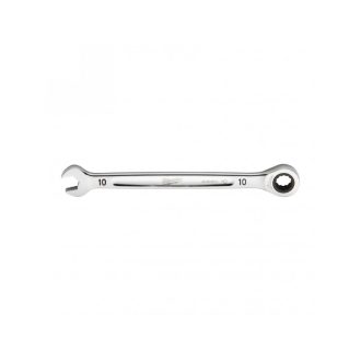 MILWAUKEE Ratschenschlüssel 10 mm / 165 mm CrV MAX BITE™