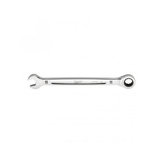   MILWAUKEE Ratschenschlüssel 11 mm / 171,5 mm CrV MAX BITE™