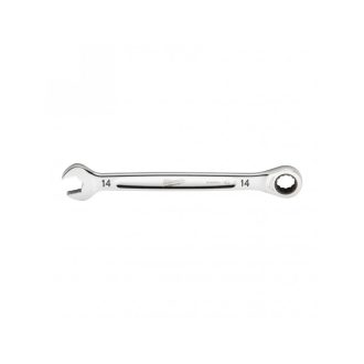 MILWAUKEE Ratschenschlüssel 14 mm / 198 mm CrV MAX BITE™