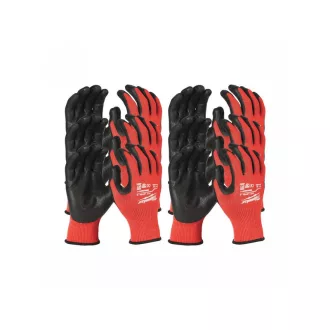   MILWAUKEE Arbeitsschutzhandschuhe schnittfeste Schutzhandschuhe 3. Schnittstufe M/18 (12 Stück)