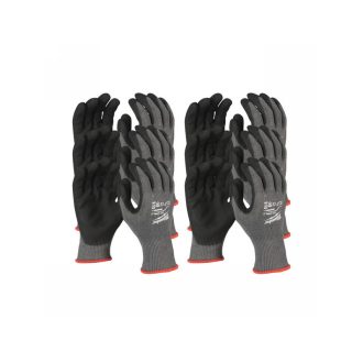   MILWAUKEE Arbeitsschutzhandschuhe schnittfest doppelt nitrilgetaucht 5/E - XXL/11 (12 Paar)