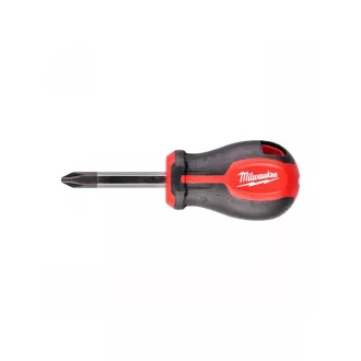   MILWAUKEE Handschraubendreher mit 3-seitigem Griff PH2 x 45 mm