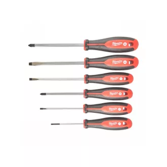   MILWAUKEE Schraubendreher mit 3-seitigem Griff 6-teilig (PZ1/PZ2/SL3/SL4/SL5,5/SL6,5)