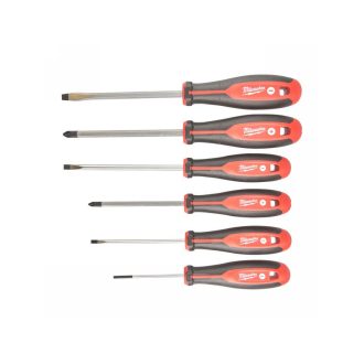   MILWAUKEE Schraubendreher mit 3-seitigem Griff, 6-teiliges Set