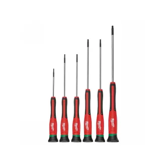 MILWAUKEE Präzisions-Torx-Schraubendreher-Set 6-teilig