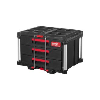 MILWAUKEE Aufbewahrungstruhe mit 3 Schubladen PACKOUT™