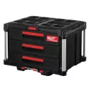 MILWAUKEE Aufbewahrungstruhe mit 3 Schubladen PACKOUT™