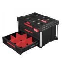 MILWAUKEE Aufbewahrungstruhe mit 3 Schubladen PACKOUT™