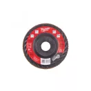 MILWAUKEE Fächerschleifscheibe 115 x 22,2 mm / P80 Keramikkorn SLC50 Cera Turbo