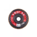 MILWAUKEE Fächerschleifscheibe 125 x 22,2 mm / P60 Keramikkorn SLC50 Cera Turbo