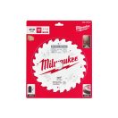 MILWAUKEE Sägeblatt für Holz 210 x 30 x 1,9 mm /24T ATB