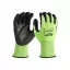 MILWAUKEE Arbeitsschutzhandschuhe schnittfest Level 3 L/9 Hi-Vis