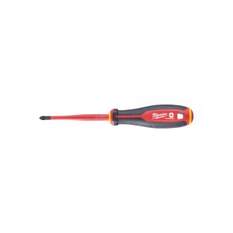   MILWAUKEE Schraubendreher PZ2/SL2 x 100 mm Tri-Lobe isoliert bis 1000 V
