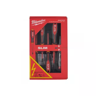   MILWAUKEE Schraubendreher-Set, 5-teilig, 1000 V, isoliert, dreilappig