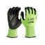 MILWAUKEE Arbeitsschutzhandschuhe schnittfest HI-VIS 4/C - XL/10 Großverpackung (144 Paar/Karton)