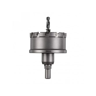  MILWAUKEE TCT Lochsäge 64 mm mit 3-Seiten-Aufnahme Edelstahl