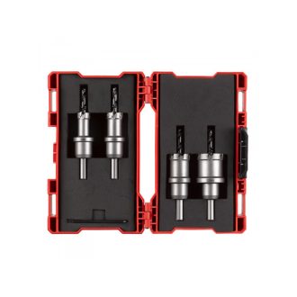   MILWAUKEE TCT Kreisschneider-Set 4-teilig 16/20/25/32 mm mit 3-seitiger Klemmung inox