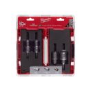MILWAUKEE TCT Kreisschneider-Set 4-teilig 16/20/25/32 mm mit 3-seitiger Klemmung inox
