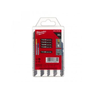   MILWAUKEE Stichsägeblätter-Set 35-teilig T-Klammer Metall, Holz