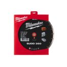 MILWAUKEE Diamanttrennscheibe 350 x 3,1 x 10 x 25,4 mm segmentiert Silent SUDD