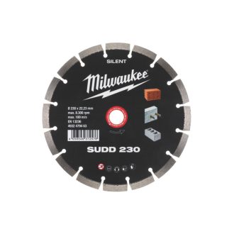   MILWAUKEE Diamanttrennscheibe 230 x 3,0 x 10 x 22,2 mm segmentiert Silent SUDD