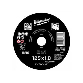   MILWAUKEE Trennscheibe für Metall 125 x 1,0 x 22,2 mm ECO SCS 41