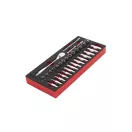 MILWAUKEE Steckschlüsselsatz 32-teilig 3/8" 6 - 19 mm in Schaumstoffeinlage