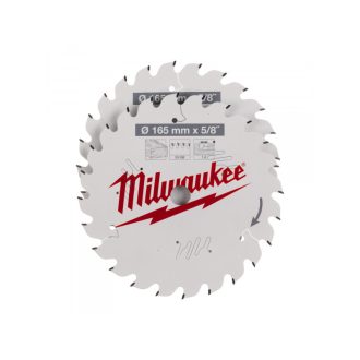   MILWAUKEE Sägeblatt für Holz 165 x 15,87 x 1,6 mm / 24T (2 Stück)