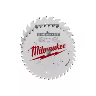   MILWAUKEE Sägeblatt für Holz 165 x 15,87 x 1,6 mm / 24T + 40T