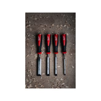 MILWAUKEE Schlagholzmeißel-Set 4-teilig (6, 12, 19, 25 mm)