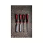 MILWAUKEE Schlagholzmeißel-Set 4-teilig (6, 12, 19, 25 mm)