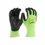 MILWAUKEE Arbeitsschutzhandschuhe schnittfest PU getaucht 1/A - L/9 Hi-Vis