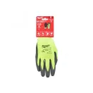 MILWAUKEE Arbeitsschutzhandschuhe schnittfest PU getaucht 1/A - L/9 Hi-Vis