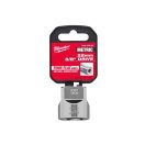 MILWAUKEE Steckschlüssel 3/8" 22 mm