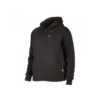   MILWAUKEE Beheiztes Kapuzensweatshirt schwarz 2XL M12 HHBL4-201 (1 x 2,0 Ah Akku + Ladegerät)