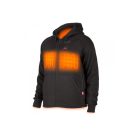 MILWAUKEE Beheiztes Kapuzensweatshirt schwarz 2XL M12 HHBL4-0 (ohne Akku + Ladegerät)