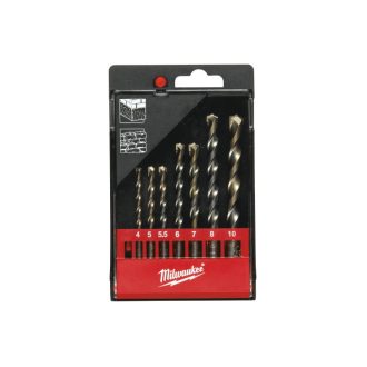   MILWAUKEE Steinbohrer-Set 8-teilig (3 / 4 / 5 / 6 / 7 / 8 / 9 / 10 mm)