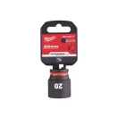 MILWAUKEE Maschinensteckschlüssel 3/8" 20 mm CrMo